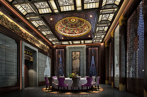 南浔低调奢华的新中式酒店设计效果图